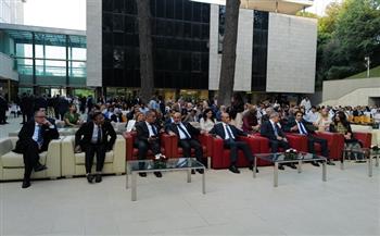 رانيا يحيى تكرم السفيرين المصرى العراقى بالأكاديمية المصرية في روما