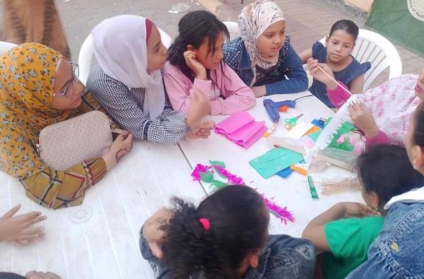 أنشطة متنوعة للأطفال في "أهالينا" ضمن المشروع الثقافي للمناطق الجديدة الآمنة 