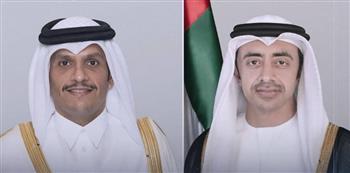 وزيرا خارجية قطر والإمارات يبحثان آخر المستجدات في المنطقة