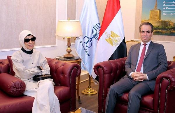 افتتاح استوديو نجيب محفوظ بماسبيرو في حضور هدى نجيب محفوظ ووزير الثقافة