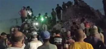 القبض على صاحب مصنع طوب انهارت مدخنته على العمال بالصف