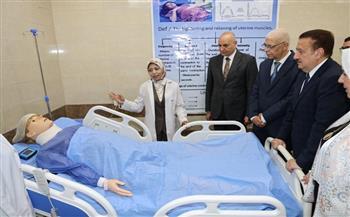 محافظ المنوفية ورئيس الجامعة يفتتحان المعهد الفني للتمريض الجديد بمنشأة سلطان