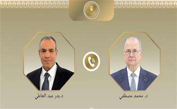 اتصال هاتفى بين وزير الخارجية والهجرة ورئيس الوزراء وزير خارجية فلسطين