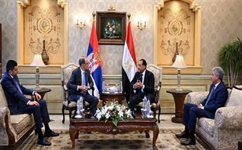 مدبولي: المباحثات المصرية الصربية ركزت على تقوية العلاقات الثنائية بالمجالات الاقتصادية والتجارية