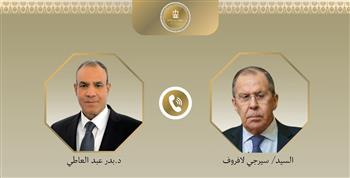 خلال اتصال هاتفي.. عبد العاطي ولافروف يؤكدان الحرص على مواصلة الارتقاء بالعلاقات المصرية الروسية