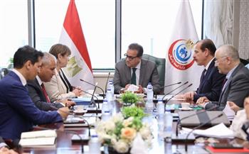 وزير الصحة يبحث مع المنسق المقيم للأمم المتحدة بمصر والمدير الإقليمي للفاو الخطط المستقبلية