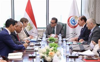 وزير الصحة يبحث مع المنسق المقيم للأمم المتحدة بمصر والمدير الإقليمي للفاو الخطط المستقبلية