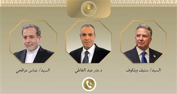 وزير الخارجية يبحث مع نظيره الإيراني ومبعوث الرئيس الأمريكي سبل وقف التصعيد بين إسرائيل وإيران