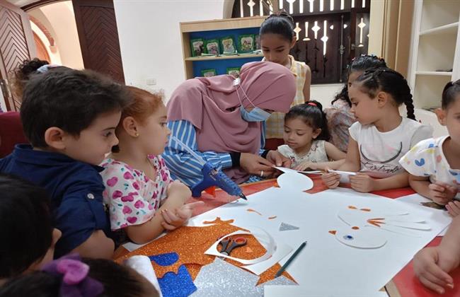 إقبال كبير من الأطفال على أنشطة الصيف بثقافة البحيرة 