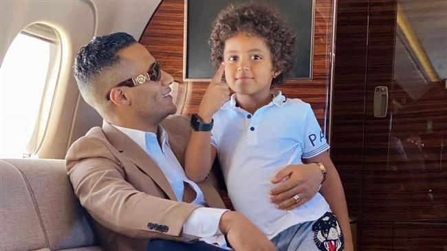 وصول محمد رمضان إلى محكمة الطفل لحضور جلسة المعارضة على حكم إيداع نجله في دار رعاية  