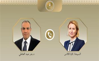 وزير الخارجية يبحث مع الاتحاد الأوروبي التطورات في الشرق الأوسط وسبل وقف التصعيد العسكري