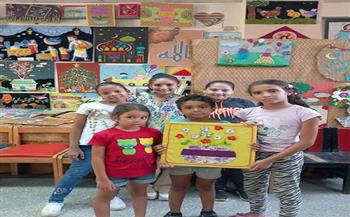 "لوحة من القماش والتطريز".. أنشطة فنية وتثقيفية بمكتبة طفل المعادي