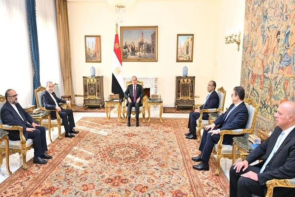 مصر وايران تؤكدان أهمية استمرار المسار الحالي لاستكشاف آفاق التطوير المشترك للعلاقات بين الدولتين