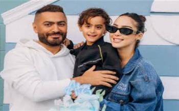 وعكة صحية لـنجل تامر حسنى.. والجمهور يدعو له بالشفاء