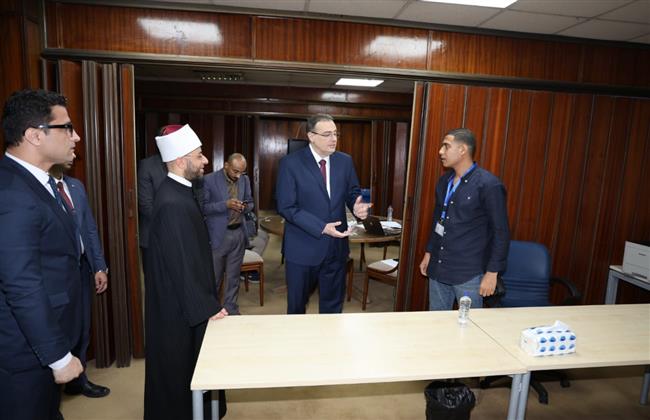 وزير الأوقاف ورئيس "التنظيم والإدارة" يتفقدان اختبارات تعيين الأئمة والخطباء