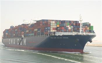 قناة السويس تشهد عبور سفينة الحاويات العملاقة CMA CGM JULES VERNE