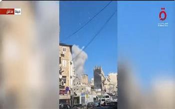 سقوط صاروخ إيراني على حيفا (صور) 