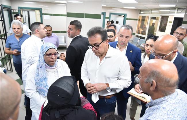 وزير الصحة يتفقد مستشفى مدينة نصر للتأمين الصحي ويوجه بزيادة الكوادر ورفع مستوى الأداء