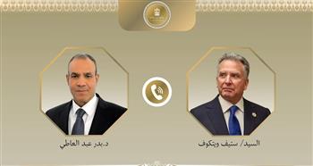 عبد العاطي يبحث مع المبعوث الأمريكي للشرق الأوسط سبل احتواء التصعيد بين إيران وإسرائيل