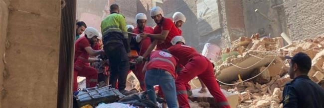  ارتفاع عدد ضحايا عقار حدائق القبة المنهار إلى 10 أشخاص