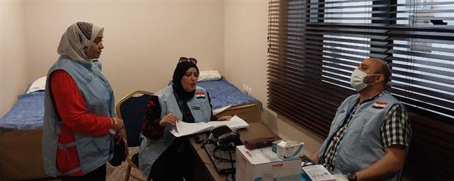 عيادات البعثة الطبية المصرية تستقبل 56 ألف و700 زيارة من الحجاج المصريين