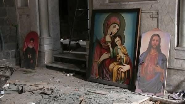 مقتل 9 مدنيين و13 مصابًا في الهجوم الإرهابي على كنيسة بدمشق