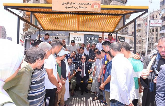 وزير العمل يتفقد أماكن انتظار لائقة لعمال التراحيل بباب الشعرية