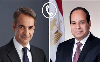 الرئيس السيسي ورئيس وزراء اليونان يؤكدان ضرورة وقف التصعيد الحالي بين إسرائيل وإيران