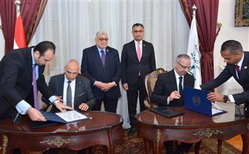 رئيس مجلس الدولة يستقبل وزير التموين لتوقيع بروتوكول تعاون لتحصيل حقوق الدولة