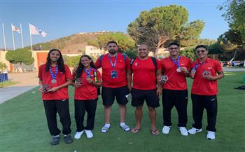 وزير الرياضة يهنئ منتخب السباحة بالزعانف بعد حصد 4 ميداليات ببطولة العالم