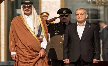 أمير قطر يدين خلال اتصال هاتفي مع الرئيس الإيراني قصف قاعدة «العديد»