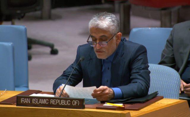 مندوب إيران بالأمم المتحدة: الإدعاء بأن طهران على عتبة صنع سلاح نووي كذب محض