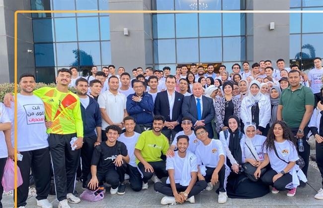 الثقافة والعلوم تشارك بـ150 طالبًا وطالبة في احتفالية اليوم العالمي لمكافحة الإدمان