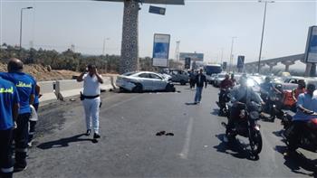 اختلال عجلة قيادة سائق ميكروباص وراء حادث المحور 