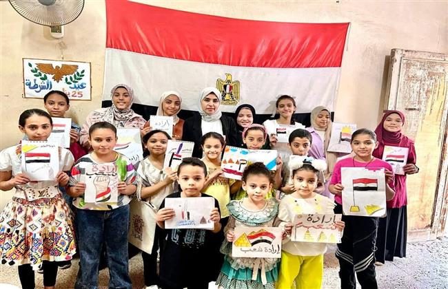 ورشة فنون تشكيلية حول رسم الشخصيات الكرتونية ببيت ثقافة جاهين