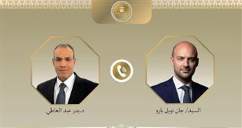 وزير الخارجية ونظيره الفرنسي يؤكدان أهمية وقف النار في غزة ونفاذ المساعدات الإنسانية للقطاع