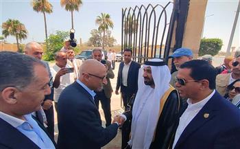محافظ شمال سيناء يستقبل وفد البرلمان العربي خلال زيارته للعريش