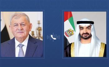 رئيس الإمارات ونظيره العراقي يبحثان هاتفياً علاقات البلدين والتطورات الإقليمية