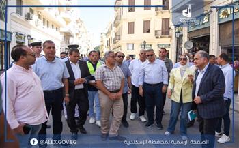 لجنة الإدارة المحلية ومحافظ الإسكندرية يتابعان تطوير واجهات الكورنيش وشارع النبي دانيال