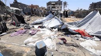 ارتفاع عدد شهداء قصف الاحتلال خيام نازحين في منطقة المواصي غربي خان يونس إلى 6