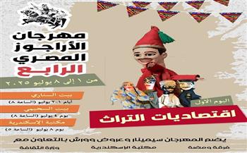 انطلاق الدورة الرابعة لمهرجان الأراجوز المصري 2025 تحت شعار "اقتصاديات التراث".. تفاصيل