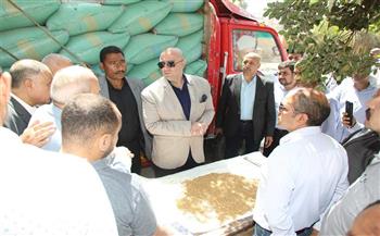 محافظ بني سويف: توريد حوالي 263 ألف طن قمح حتى الآن