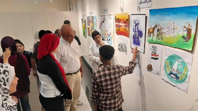 إبداعات "مواهبنا مستقبلنا" في معرض فني لقصور الثقافة بالمنوفية