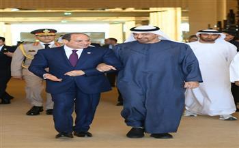 الرئيس السيسي ونظيره الإماراتي يؤكدان ضرورة إدخال المساعدات الإنسانية إلى غزة دون عراقيل