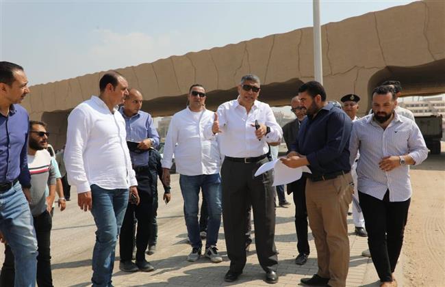 محافظ الجيزة يتفقد المراحل النهائية لأعمال التطوير بالمناطق المحيطة بالمتحف المصري الكبير