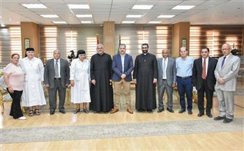 القيادات الكنسية تهنئ محافظ الشرقية بعيد الأضحى المبارك
