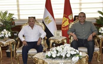 محافظ بورسعيد يستقبل رئيس هيئة الرعاية الصحية لمتابعة سير العمل بالمنظومة الصحية 