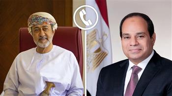 الرئيس السيسي يتلقى هاتفيا تهنئة السلطان هيثم بن طارق سلطان عمان بمناسبة عيد الأضحى المبارك