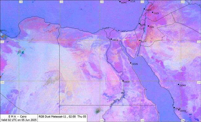 ارتفاع درجات الحرارة.. الأرصاد تكشف خريطة الظواهر الجوية وحالة الطقس في عيد الأضحى 