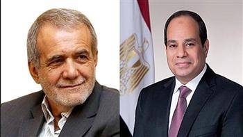 الرئيس السيسي يتلقى اتصالًا هاتفيًا من الرئيس الإيراني للتهنئة بعيد الأضحى